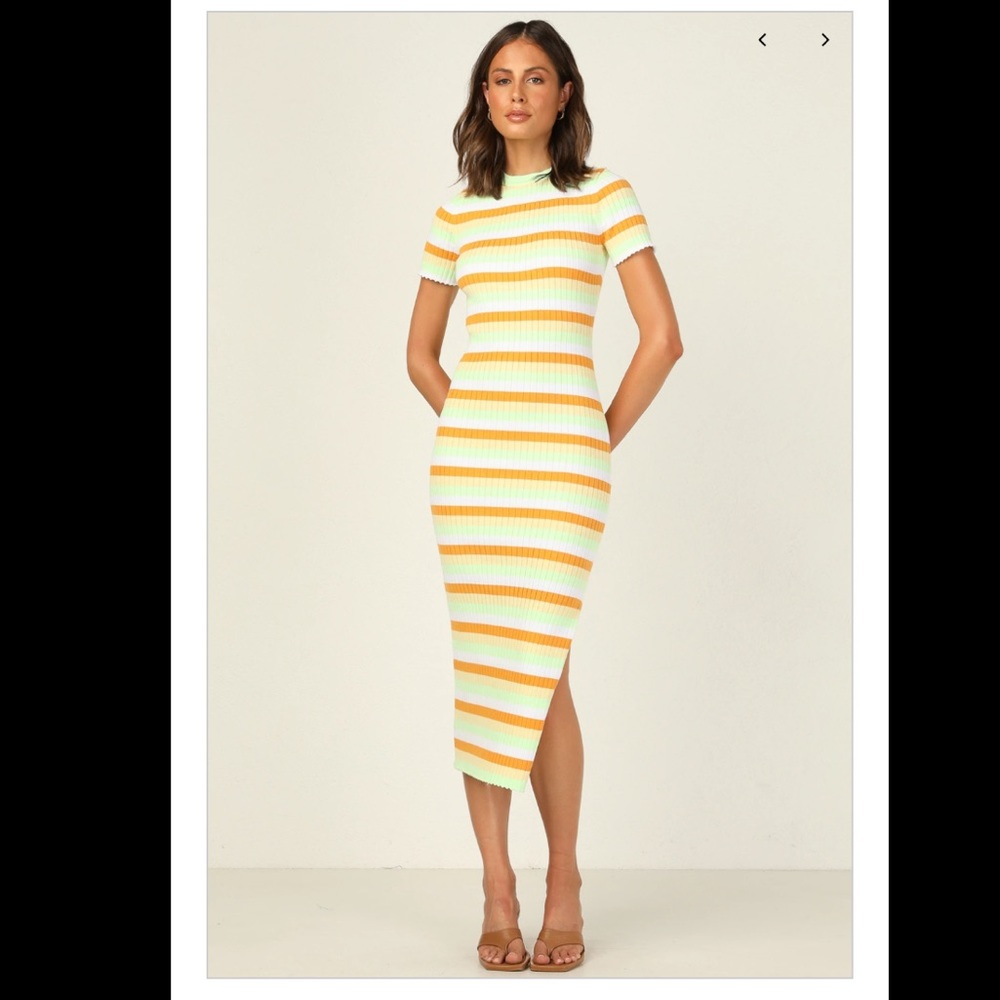 NWT Runway Scout Jackson Midi Stripe Dress